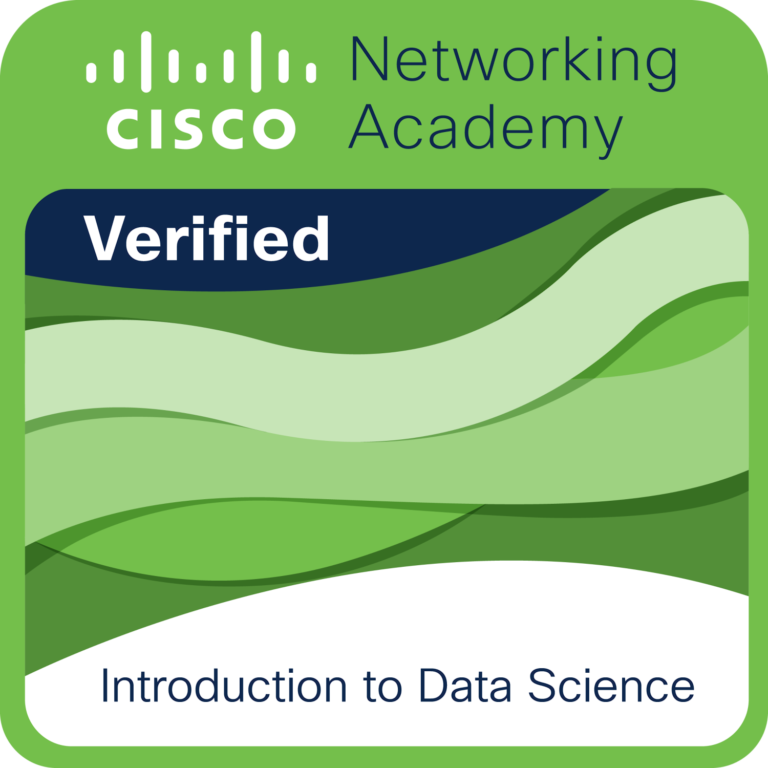 Cisco Networking Academy - Introduction to Data Science