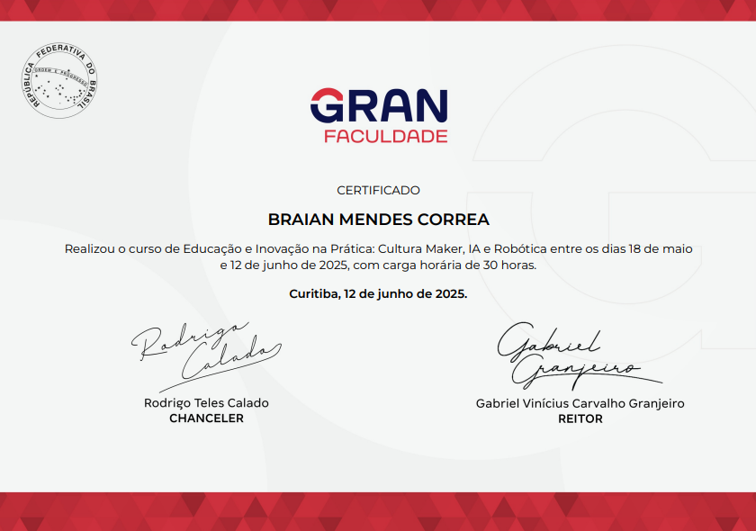 Gran - Education and Innovation in Practice: Maker Culture, AI and Robotics